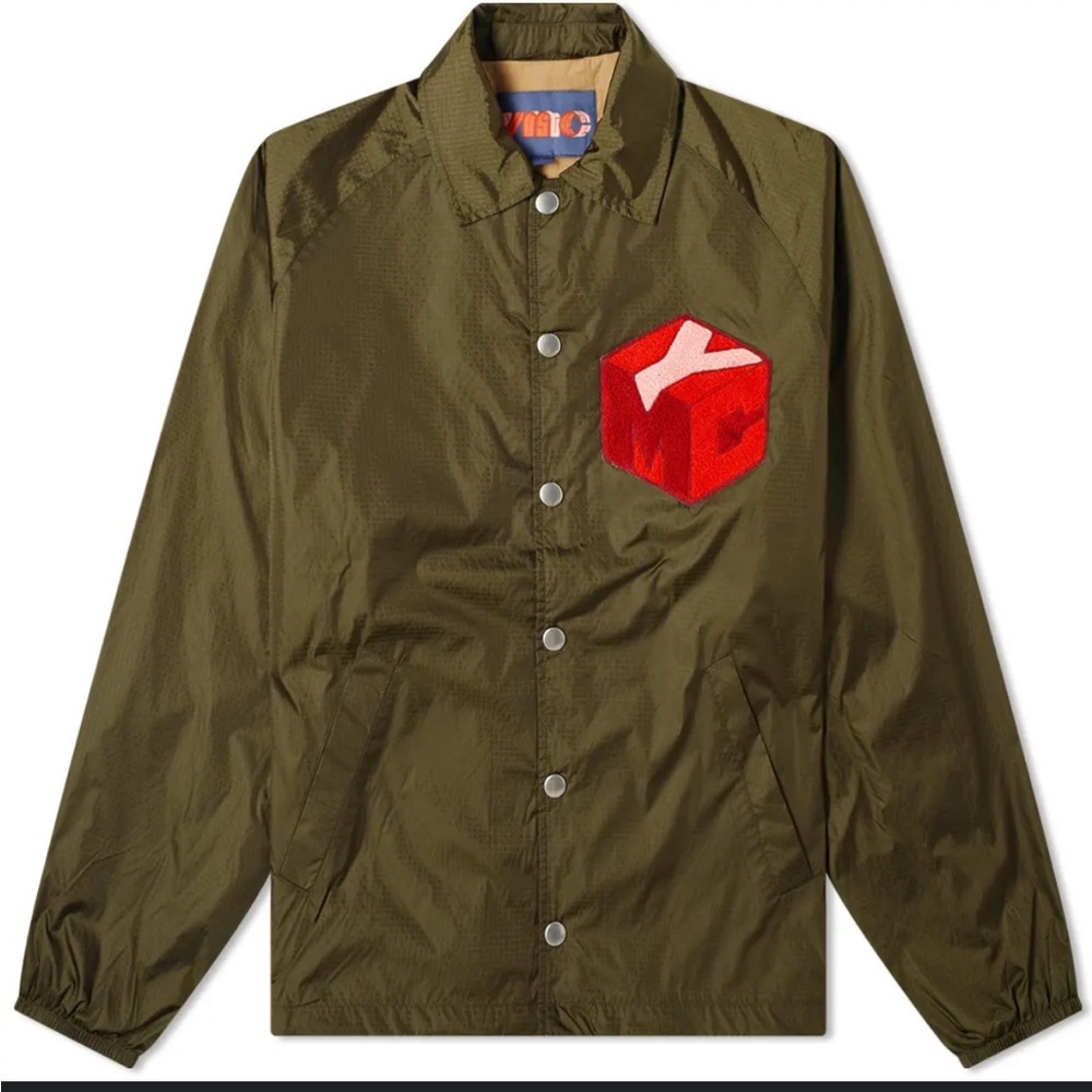 YMC x Pref Jocks Jacket in Olive. Capsule Collection. Size M